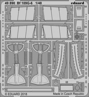 Eduard 49890 Bf 109G-6 TAMIYA 1/48 – imagen 2