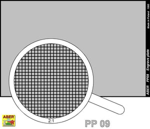Aber PP09 Engrave plate (88 x 57mm) - pattern 09 – image 2