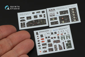 Quinta Studio QDS-48561 Boeing B-17G 3D-Printed &amp;amp; coloured Interior on decal paper (HK models) (small version) 1/48 – imagen 2