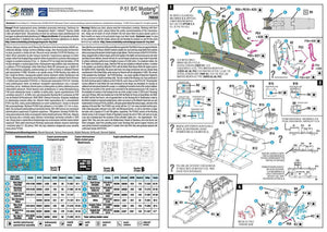 Arma Hobby 70038 P-51 B/C Mustang™ Expert Set 1/72 – immagine 7