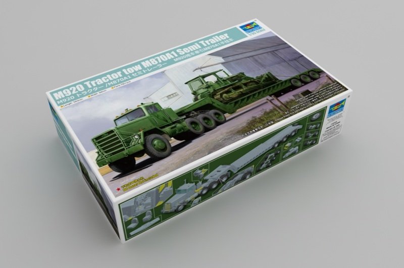 Trumpeter 01078 M920 Tractor tow with M870A1 semitrailer 1/35 – Bild 2
