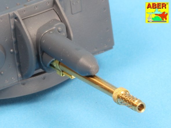 Aber 35L-108 3,7cm KwK.34(t) or vz. 34 barrel for Pz.35(t) tank 1/35 – imagen 10