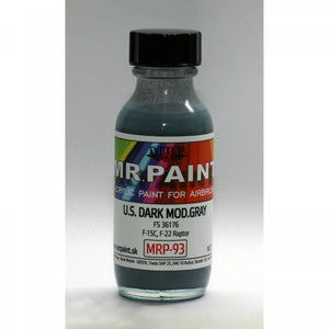 MR. Paint MRP-093 U.S. DARK MOD. GRAY FS36176 F-15C, F-22 Raptor 30ml – imagen 2