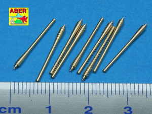 Aber 350L-40 Set of 9 pcs 152mm barrels for ships Richeulieu, Jean Bart, La Galissonniere clas crusier 1/350 – immagine 2