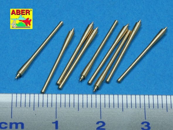 Aber 350L-40 Set of 9 pcs 152mm barrels for ships Richeulieu, Jean Bart, La Galissonniere clas crusier 1/350 – immagine 2