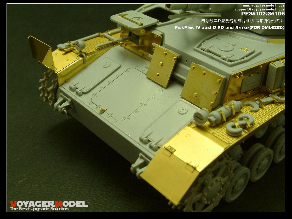 Voyager Model PE35102 Pz.KPfw. IV Ausf D For DRAGON 6265 1/35 – immagine 16