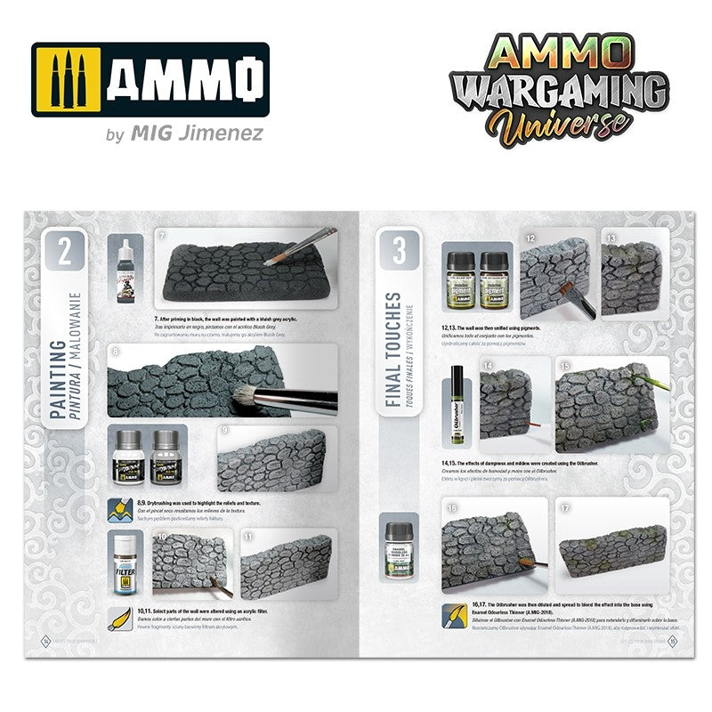 Ammo of Mig 6930 AMMO WARGAMING UNIVERSE Book 11 – Create your own Rocks (English, Castellano, Polski) – immagine 4
