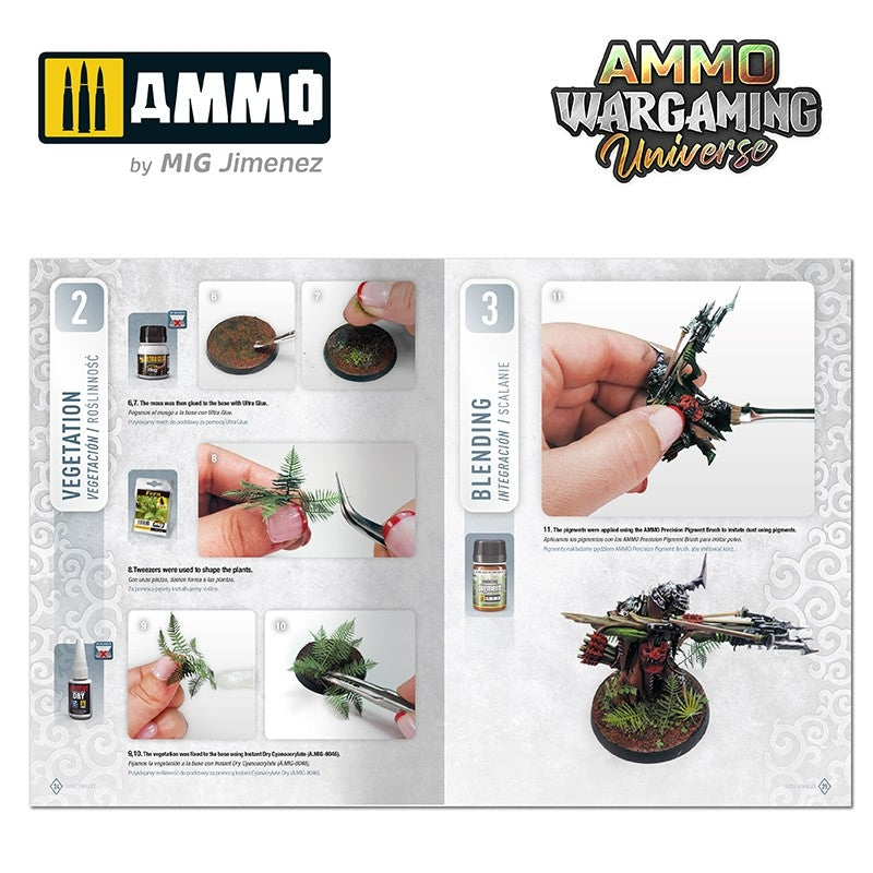 Ammo of Mig 6926 AMMO WARGAMING UNIVERSE Book 07 - Lush Jungles (English, Castellano, Polski) – imagen 5
