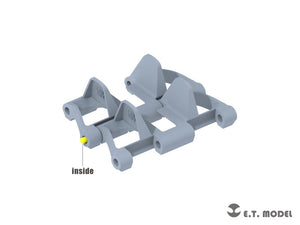E.T. Model P35-400 WWII German Pz.Kpfw.I Workable Track (3D Printed) For DRAGON/HOBBYBOSS/TAKOM Kit 1/35 – imagen 2