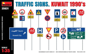 Miniart 35631 TRAFFIC SIGNS. KUWAIT 1990&amp;#39;s 1/35 – immagine 2
