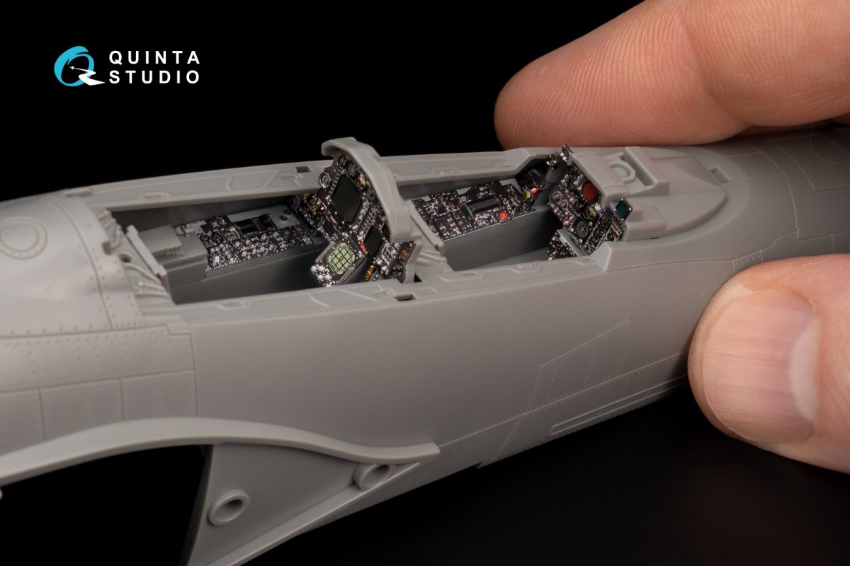 Quinta Studio QDS-48342 F-4G late 3D-Printed &amp;amp; coloured Interior on decal paper (Meng) (Small version) 1/48 – Bild 11
