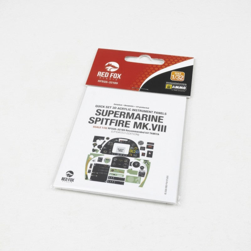 Red Fox Studio QS-32189 Spitfire Mk.VIII Updated for Tamiya kit 1/32