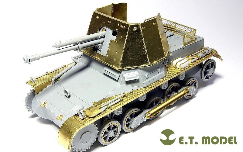 ET Model E35-013 WWII German Panzerjager I 4.7cm Pak(t) (Pour DRAGON 6230) (1/35) – image 2