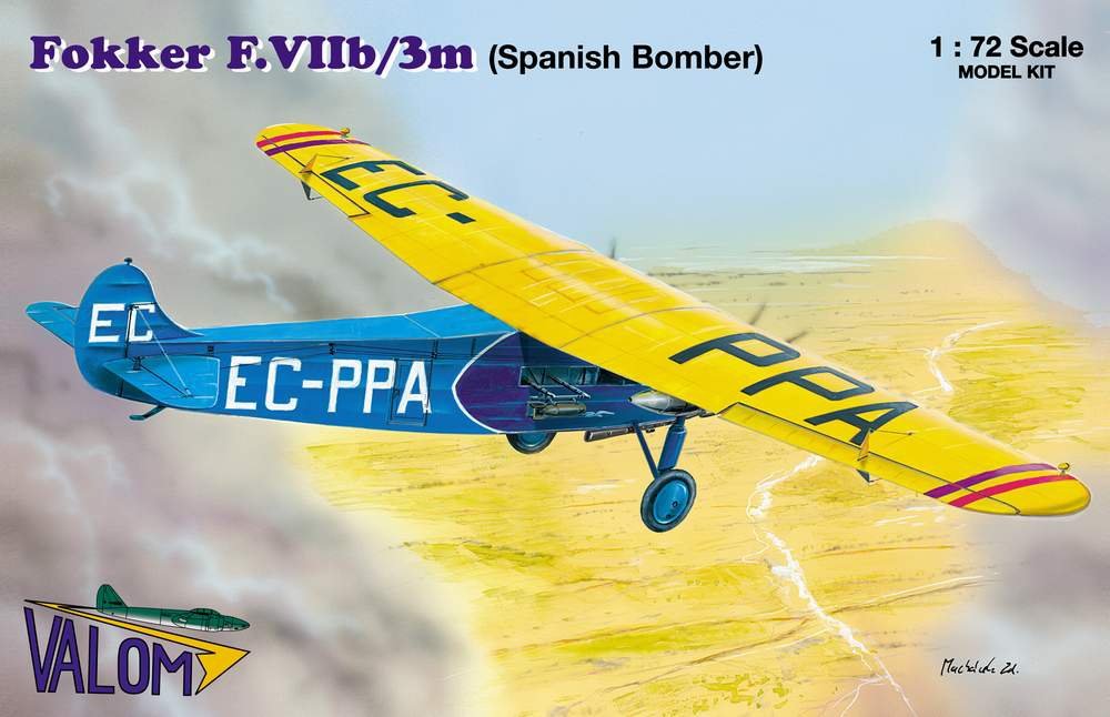 Valom 72064 Fokker F.VIIb/3m (Spanish bomber) 1/72