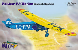 Valom 72064 Fokker F.VIIb/3m (Spanish bomber) 1/72