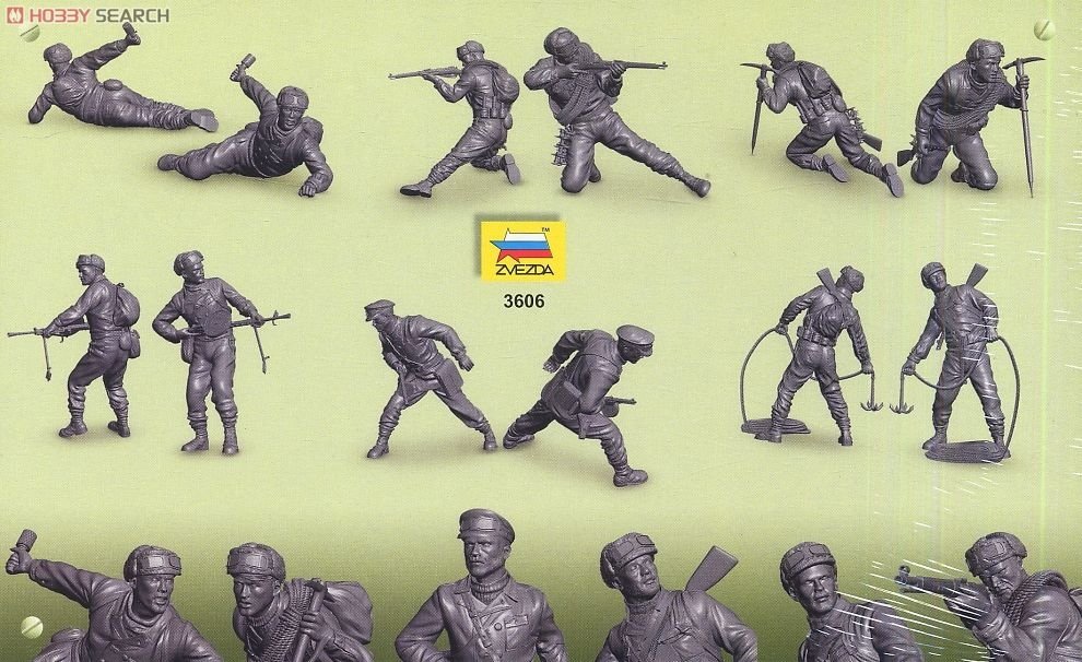 Zvezda 3606 SOVIET MOUNTAIN INFANTRY WWII 1942 1/35 – immagine 2