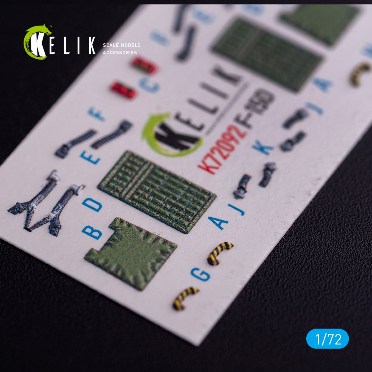 KELIK K72092 F-15D - interior 3D decals for FineMolds kit 1/72 – Bild 5