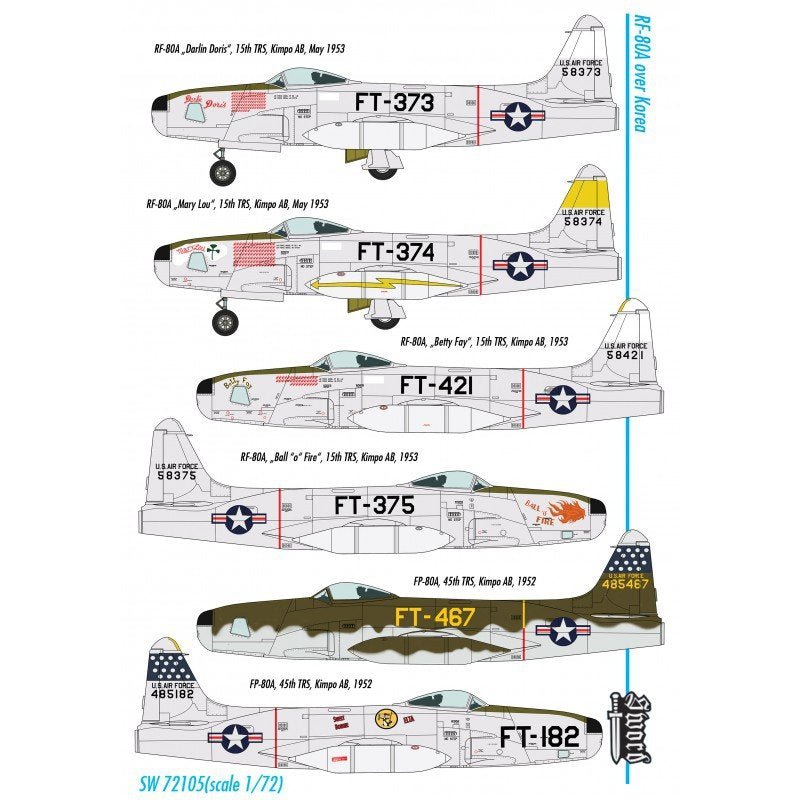 Sword 72105 Lockheed RF-80A over Korea 1/72 – zdjęcie 2