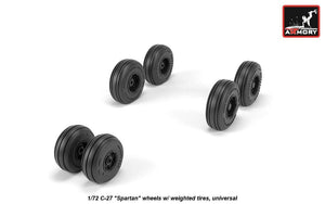 Armory Models AW72505 C-27 Spartan wheels w/ weighted tires 1/72 – Bild 4