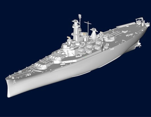 Trumpeter 05762 USS Alabama (BB-60) 1/700 – immagine 6