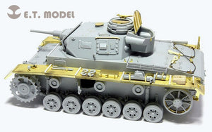 E.T. Model E35-030 WWII German Pz.Kpfw.III Ausf.J Basic (For DRAGON 6463/6394) 1/35 – zdjęcie 2