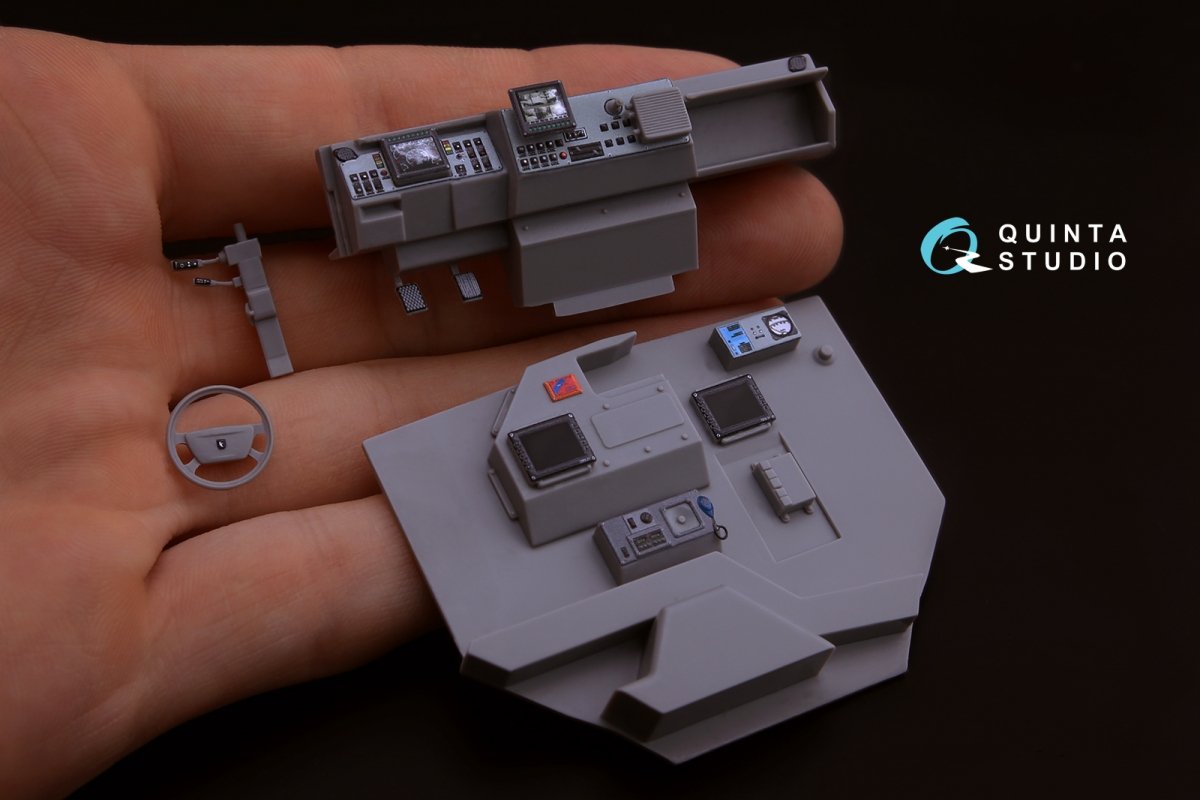 Quinta Studio QD35008 MRAP Typhoon-K 3D-Printed &amp;amp; coloured Interior on decal paper (for Takom kit) 1/35 – Bild 4