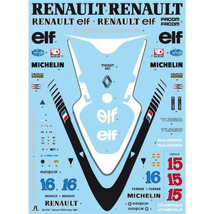 Italeri 4707 RENAULT RE20 Turbo F1 1/12 – imagen 3