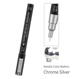 Marqueur DSPIAE MKS-01 Super Métallisé Argent Chromé
