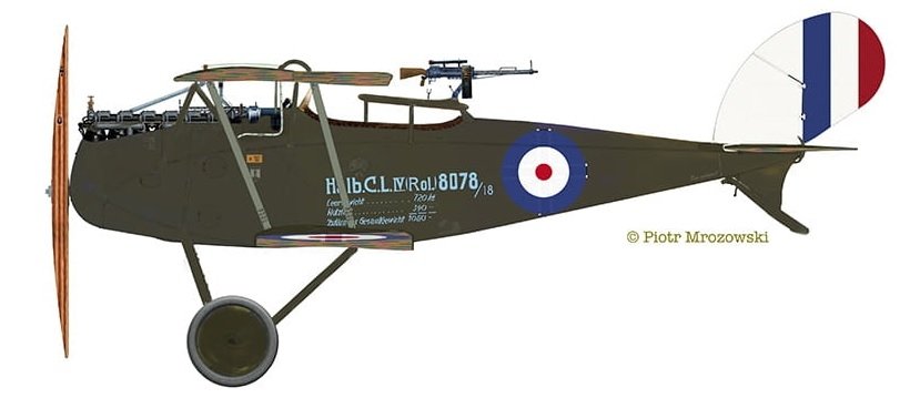 Mirage-Hobby 481403 HALBERSTADT CL.IV Wojna Polsko-Sowiecka / Siły okupacyjne RAF 1919 1/48 – zdjęcie 4
