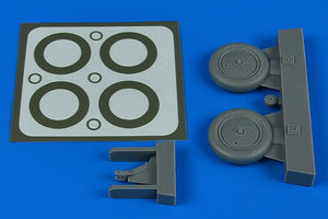 Aires 4799 I-153 wheels &amp;amp; paint masks 1/48 ICM/HASEGAWA