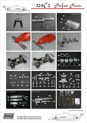 KA Models FE-20003 126C2 SAN MARINO PERFECT PARTS for Fujimi 1/20 – imagen 6