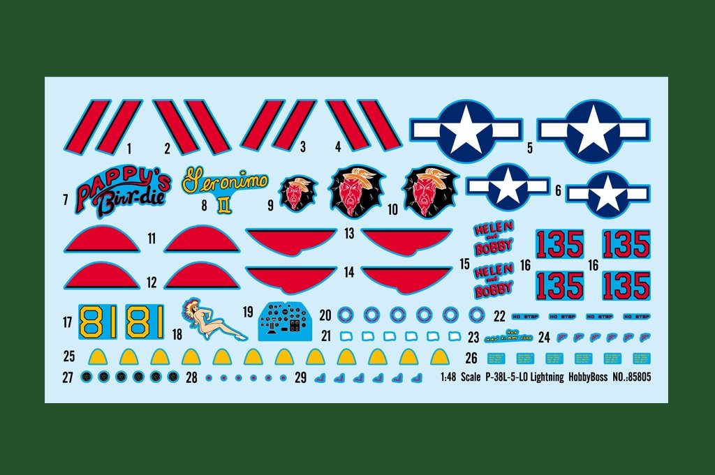 Hobby Boss 85805 P-38L-5-L0 Lightning 1/48 – Bild 3
