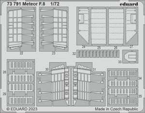 Eduard 73791 Meteor F.8 AIRFIX 1/72 – zdjęcie 2