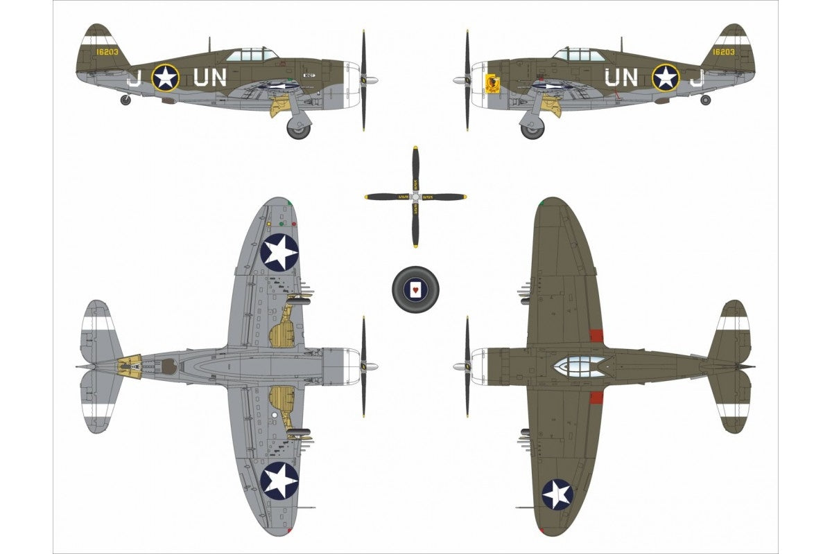 Dora Wings 48055 P-47C-2 Thunderbolt 1/48 – Bild 9