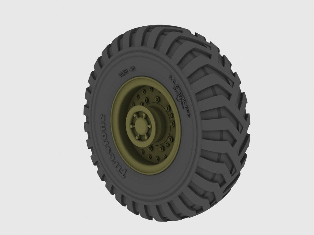 Panzer Art RE35-304 Matador/Dorchester/AEC Road wheels (Firestone) 1/35 – imagen 3
