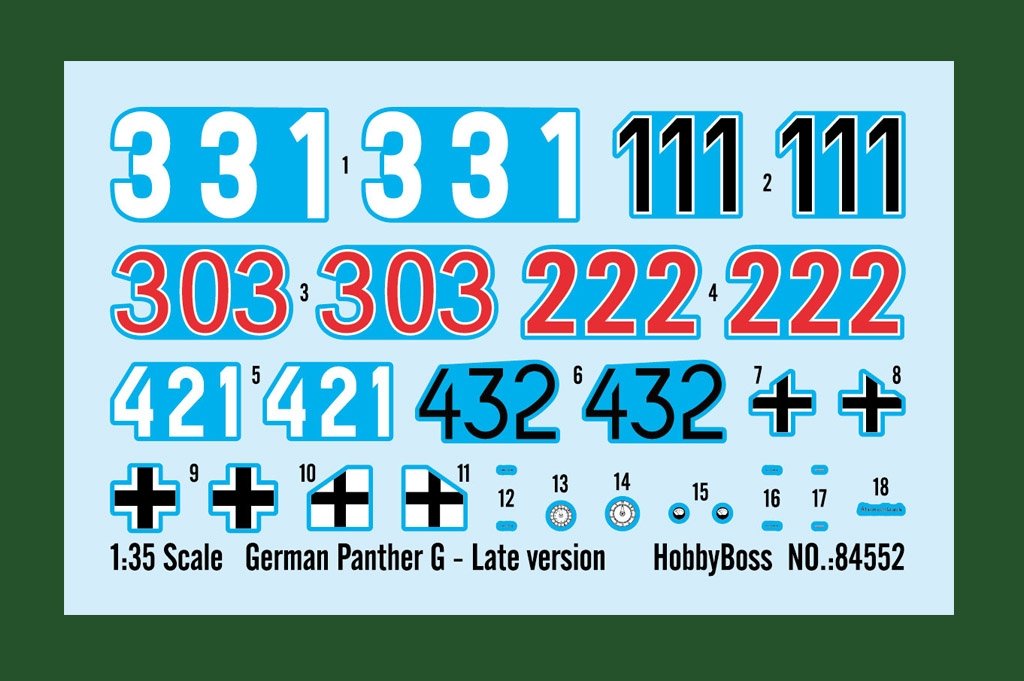 Hobby Boss 84552 German Panther G tank - late type 1/35 – imagen 4