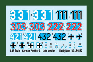 Hobby Boss 84552 German Panther G tank - late type 1/35 – imagen 4