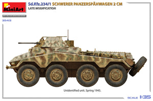 MiniArt 35413 Sd.Kfz.234/1 Schwerer Panzerspähwagen (2 cm). Late Mod 1/35 – imagen 5
