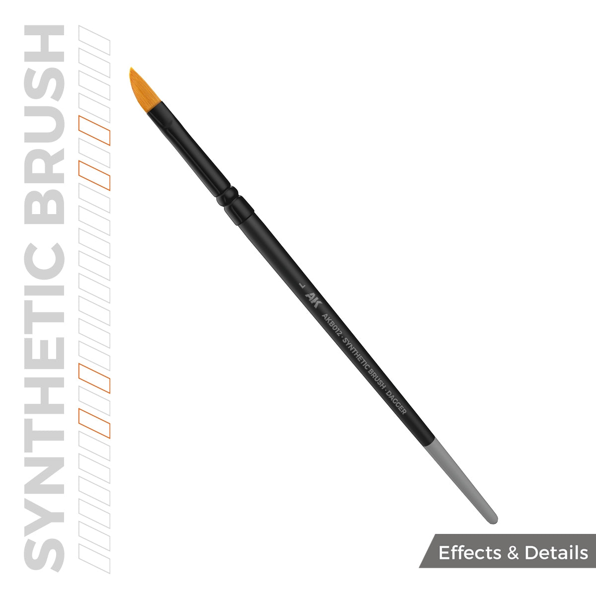 AK Interactive AKB012 AK SYNTHETIC BRUSH – DAGGER L – image 3