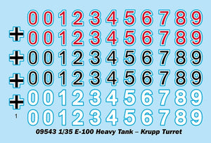 Trumpeter 09543 E-100 Heavy Tank Krupp Turret 1/35 – imagen 3