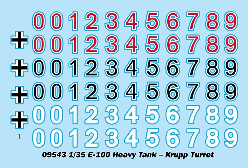 Trumpeter 09543 E-100 Heavy Tank Krupp Turret 1/35 – imagen 3
