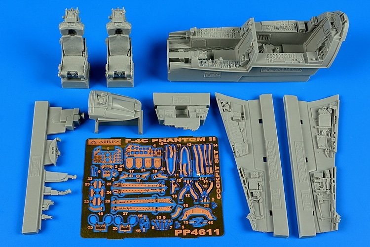Aires 4611 F-4C Phantom II cockpit set 1/48 ACADEMY