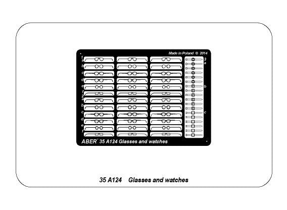 Aber 35A124 Glasses and watches 1/35 – imagen 10