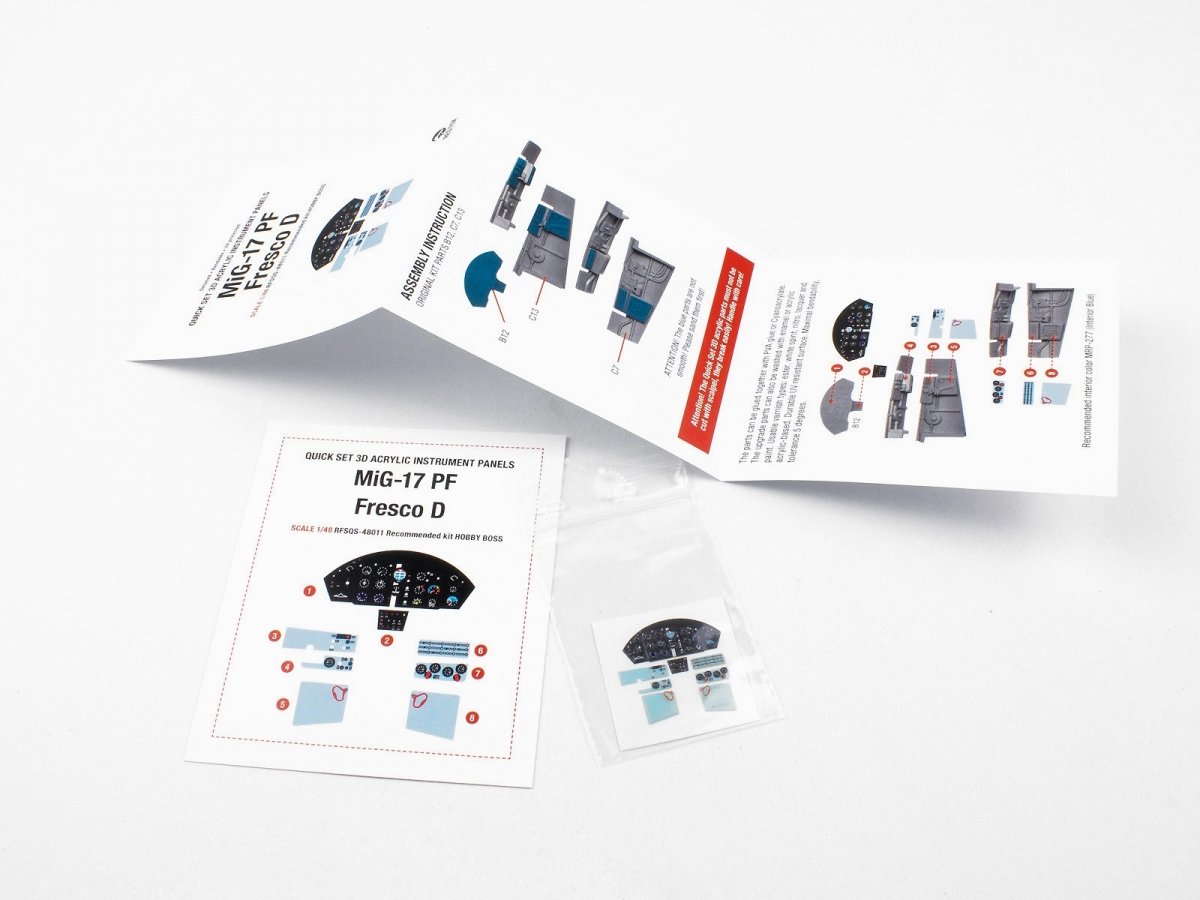 Red Fox Studio QS-48011 MiG-17 PF Fresco D 1/48 – immagine 3