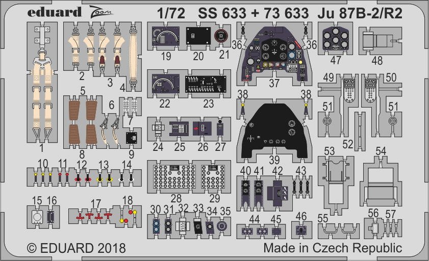Eduard 73633 Ju 87B-2/ R2 AIRFIX 1/72