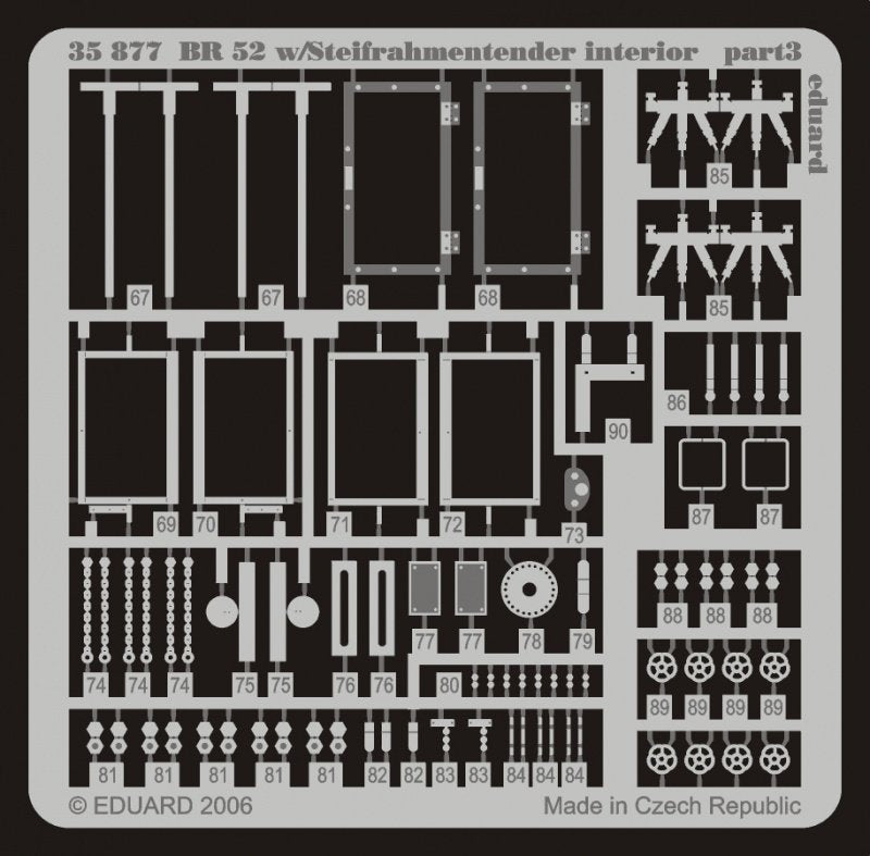 Eduard 35877 BR 52 avec intérieur Steifrahmentender 1/35 Trumpeter – image 3