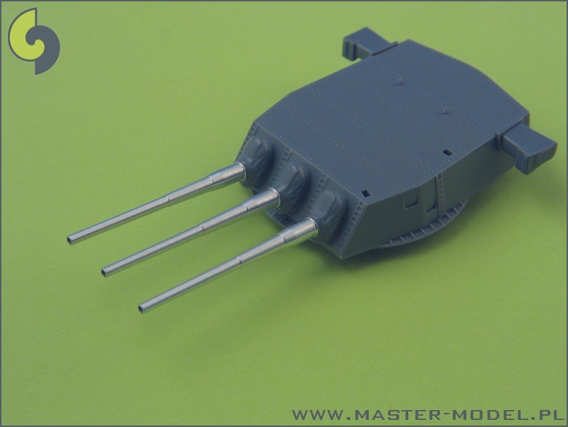 Master SM-350-041 USN 16in/50 (40,6 cm) Mark 7 barrels - with blastbags (9pcs) – immagine 2