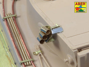 Décharges fumigènes Aber R-34 pour chars allemands comme Tiger I, Panther A/D, Panzer IIIL, Panzer IVG, Luchs, Puma (1/35) – image 7