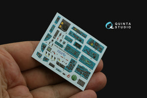Quinta Studio QDS-48504 MiG-31B 3D-Printed &amp;amp; coloured Interior on decal paper (Hobby Boss) (Small version) 1/48 – imagen 6
