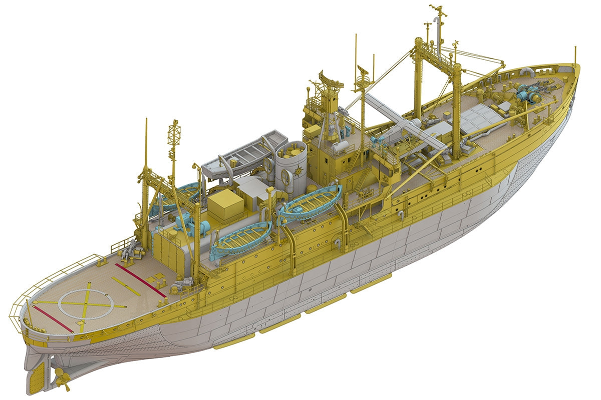 Hasegawa HP001 Antarctic research ship Soya Second Antarctic expedition 1/250 – zdjęcie 2